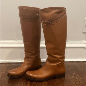 Brown Leather Riding Boots